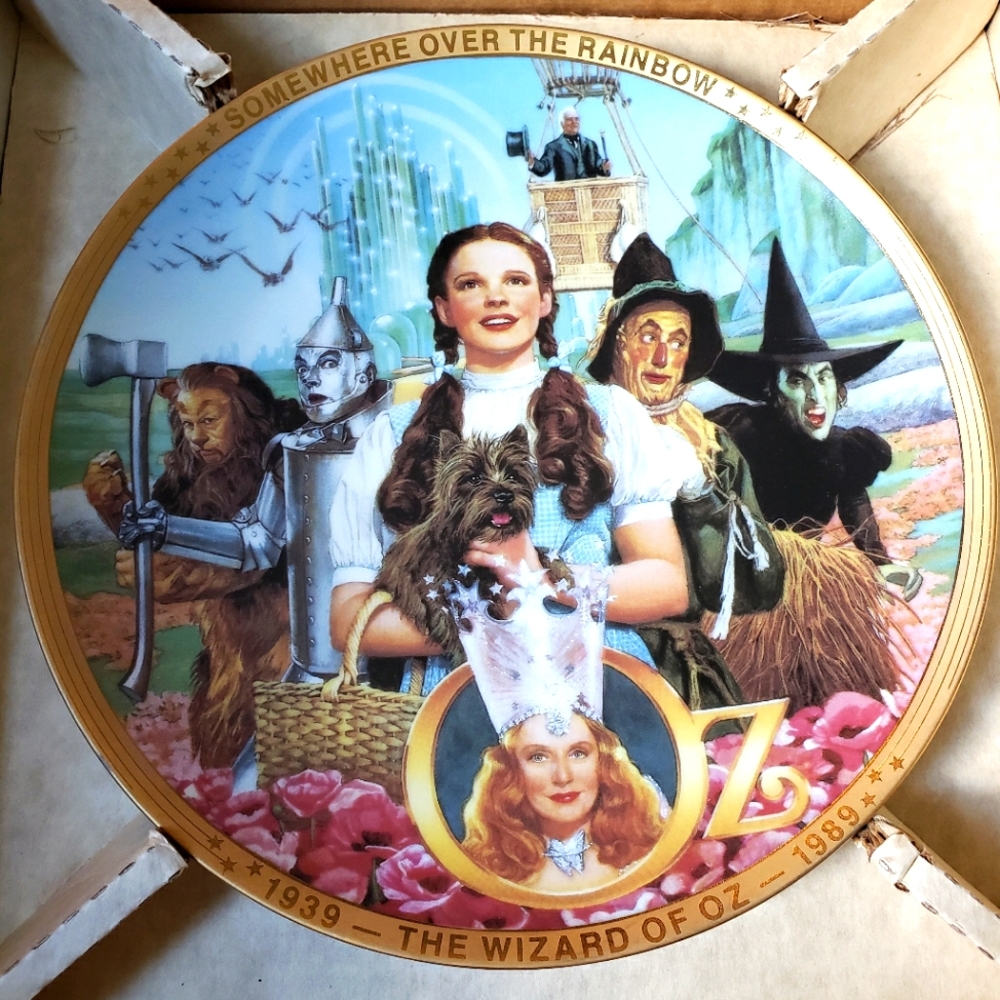 50th Anniversary Wizard of Oz Limited Edition Plate